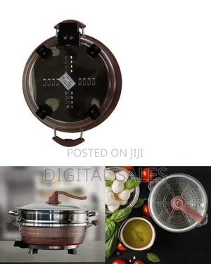 Versatile Electric Multi-Cooker and Steamer Set - Multicolor