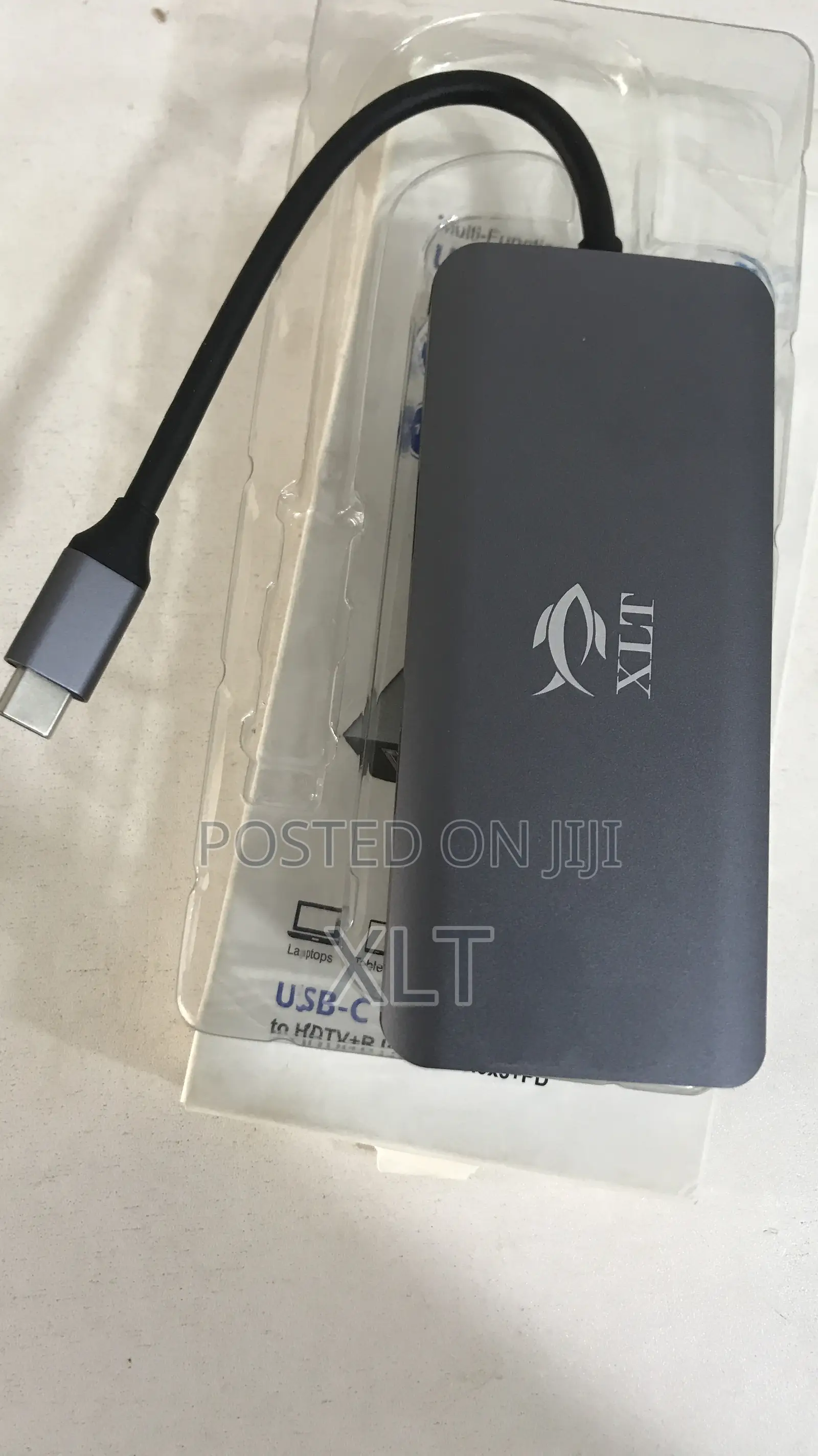 Usb-C Hub 6in 1 to HDTV +Rj45+ Usb3.0*3+Pd