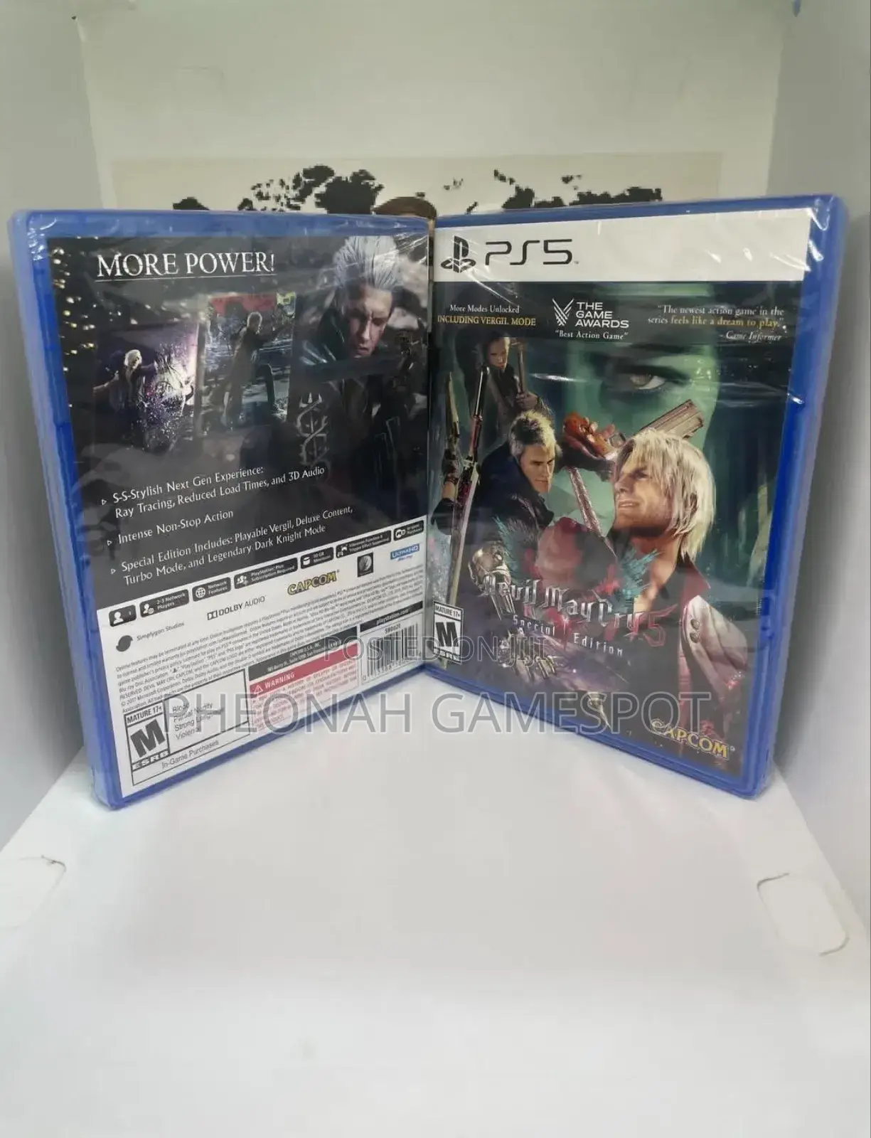 Devil May Cry 5 Game Cd for Ps5