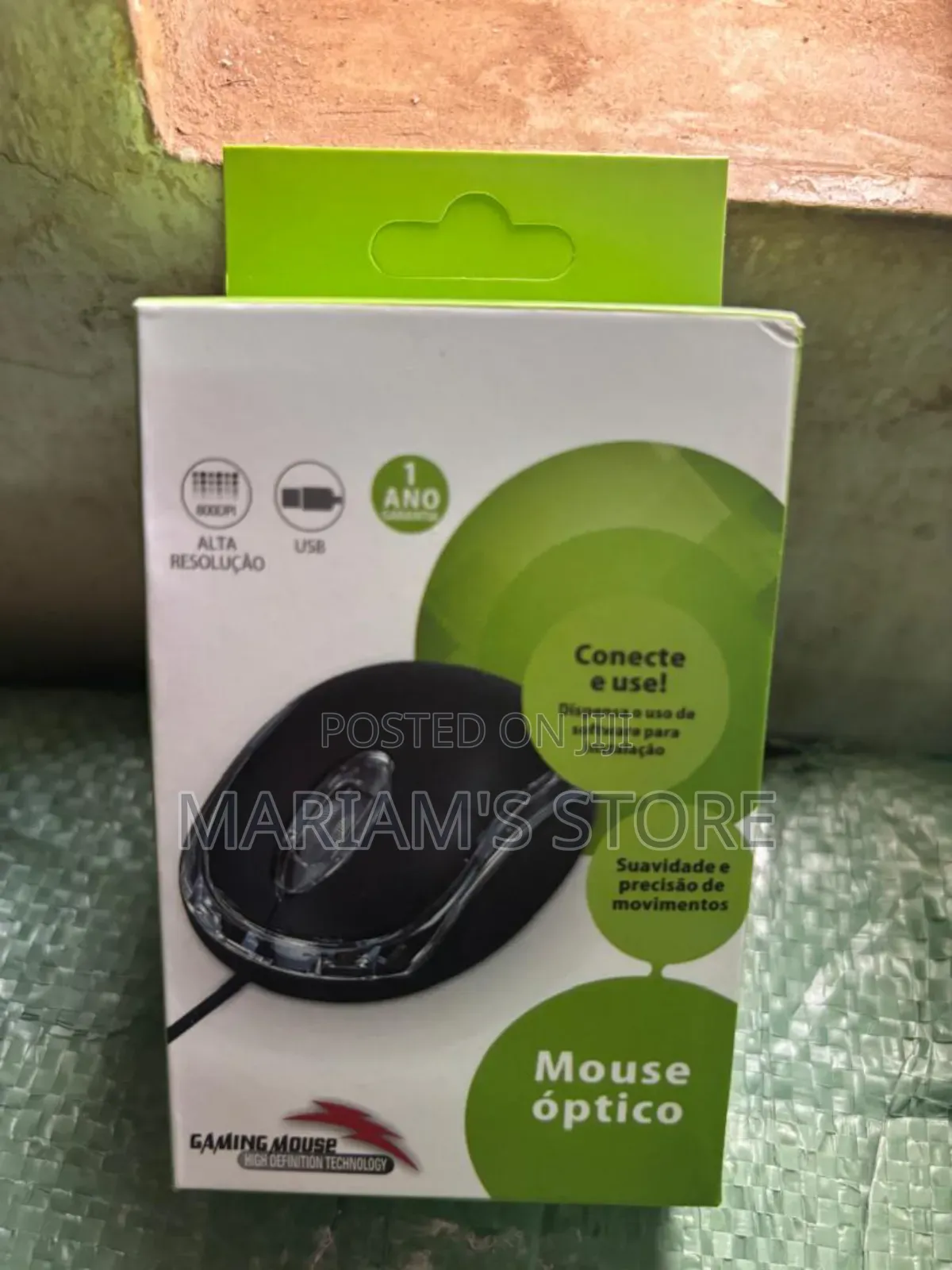 Basic Wired Optical Computer Mouse That Connects via a Usb Cable.