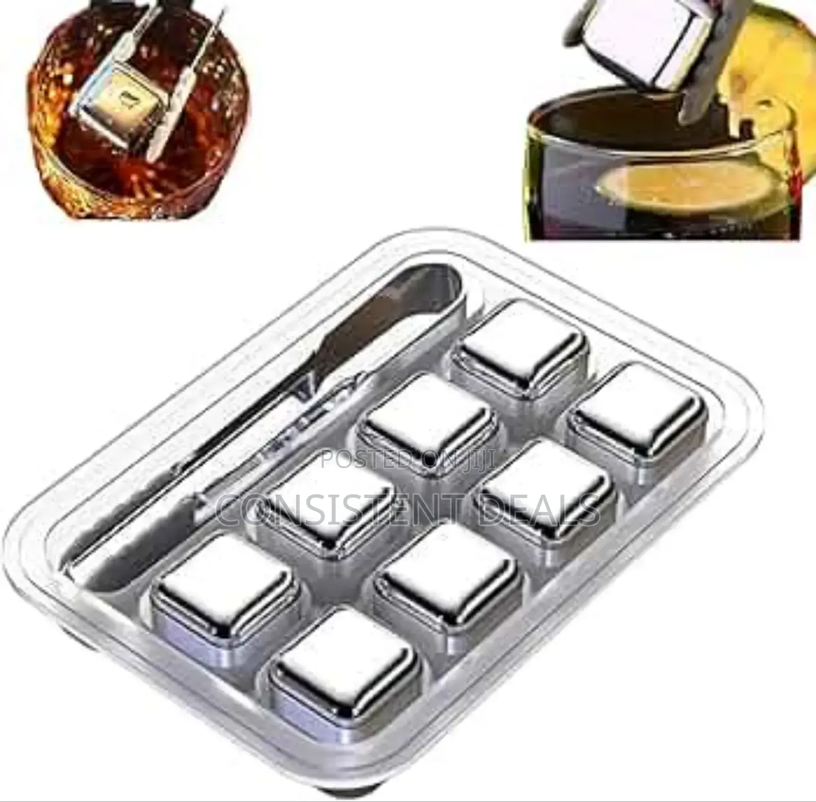 Reusable  Stainless Steel Ice Cubes