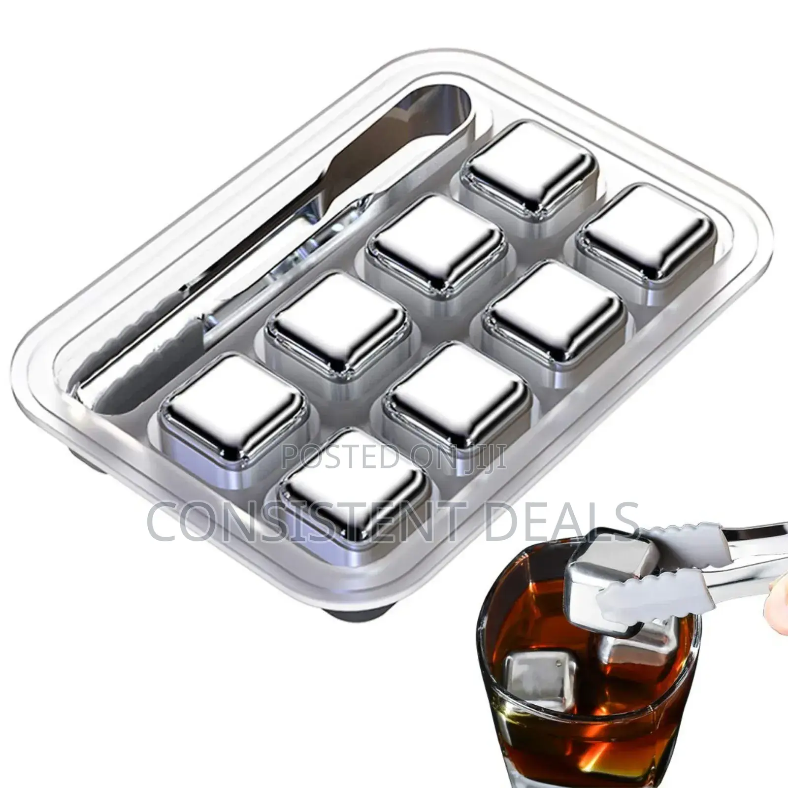 Reusable  Stainless Steel Ice Cubes