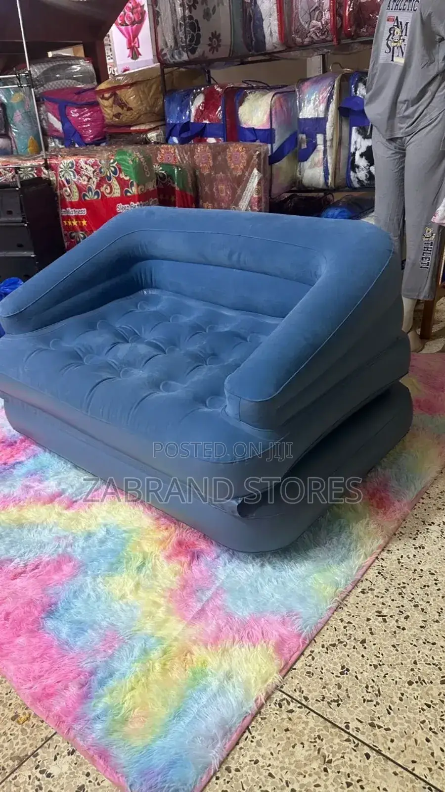 Double Inflatable Sofa Chair-Multicolor