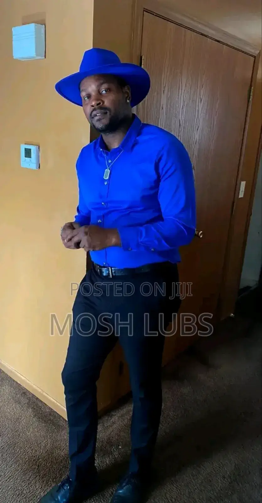 Fedoras in Blue