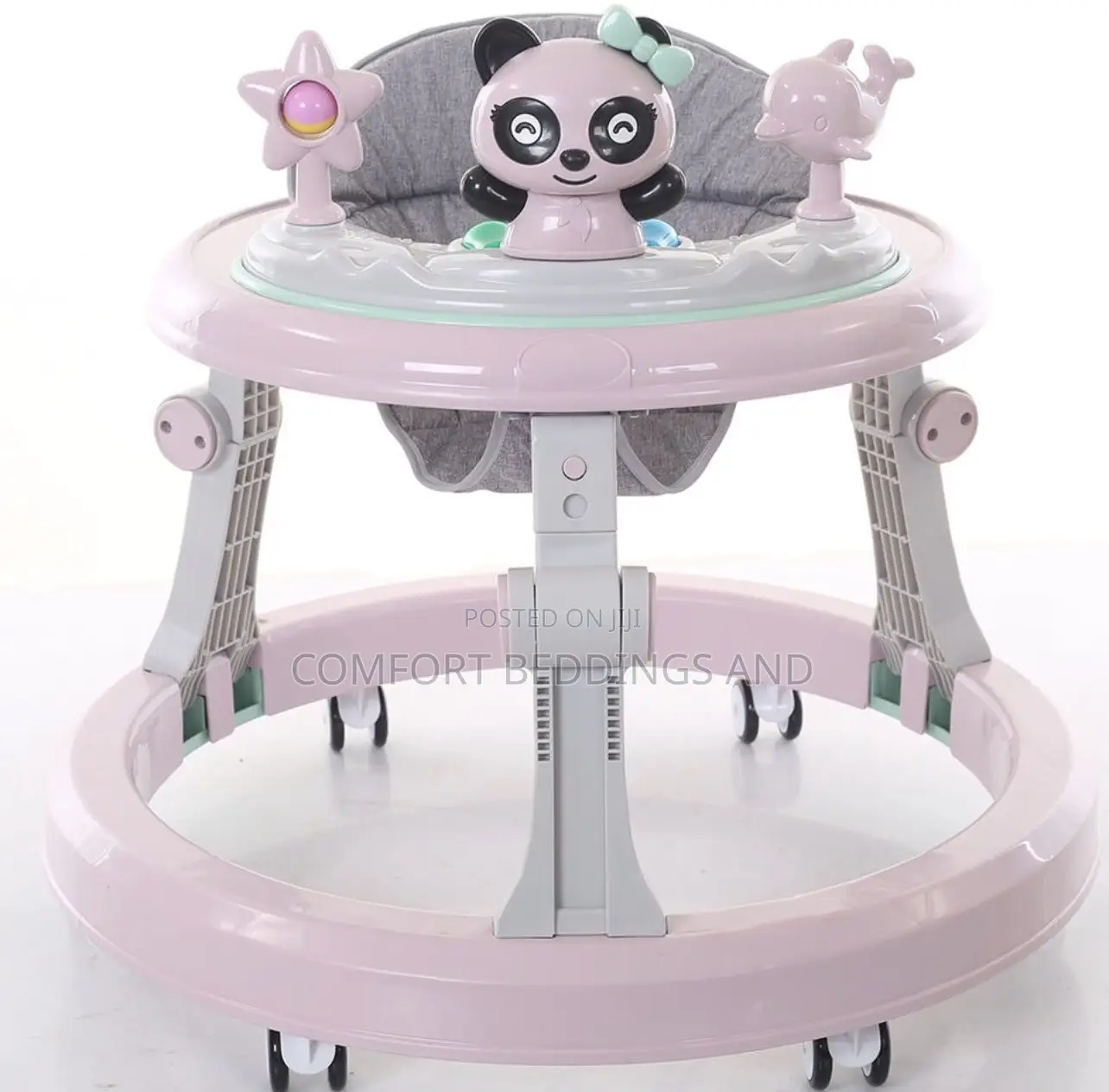 Circular Baby Walker Pink