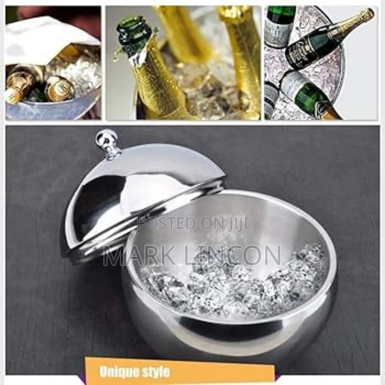 Stainless Steel Ice Bucket