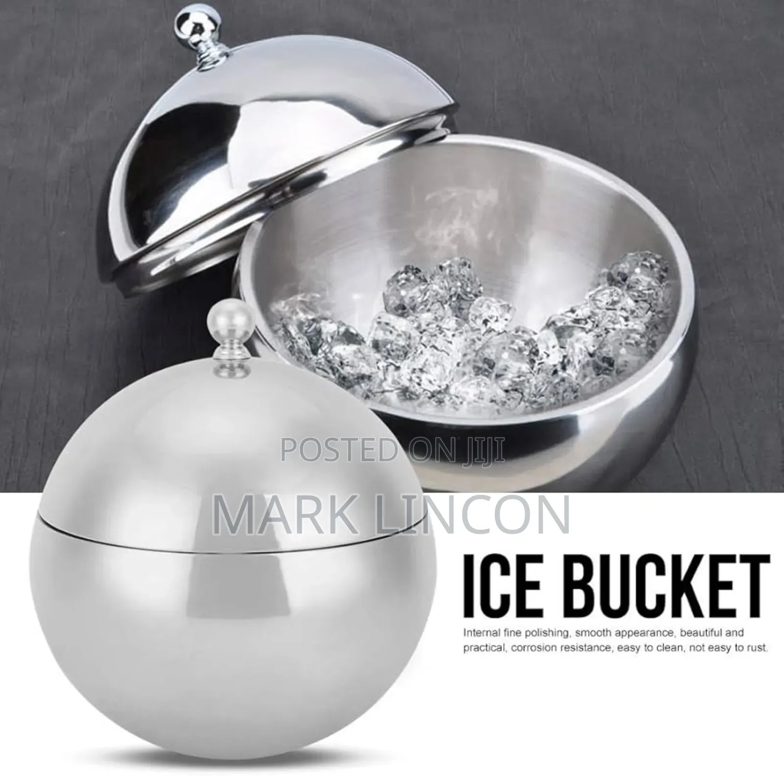 Stainless Steel Ice Bucket
