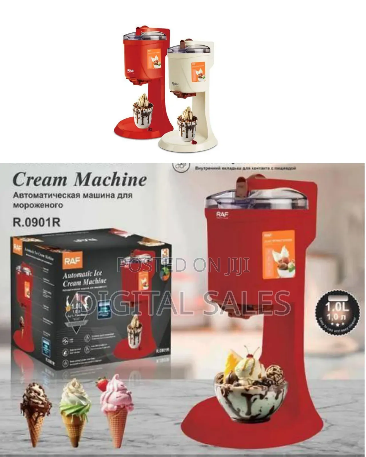 Raf Home Soft Serve Ice Cream / Dessert Maker
