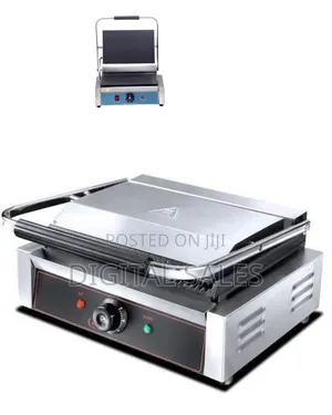 Commercial Panini Press Grill - Multicolor