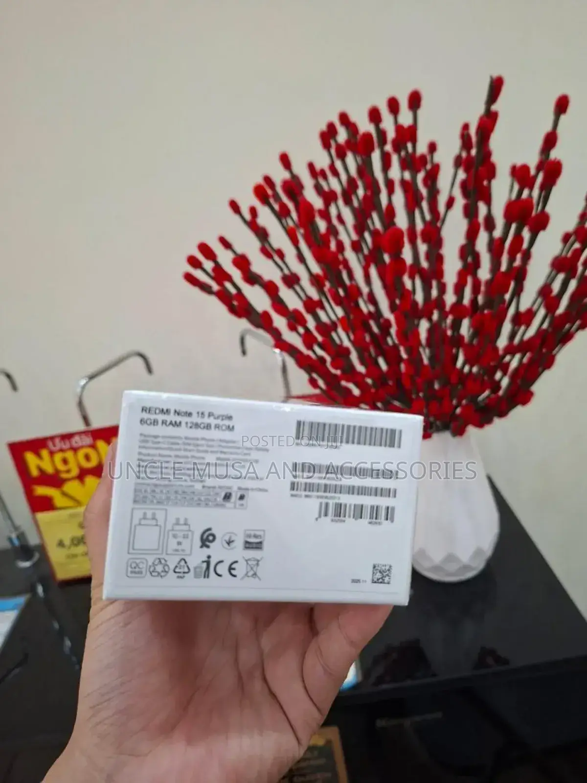 New Xiaomi Redmi Note 15 256 GB Black