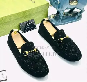 Gucci Suede Men Moccasins