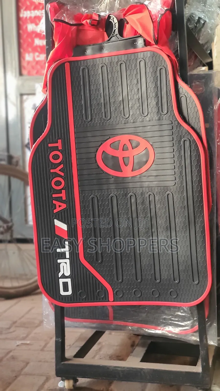 Toyota TRD Heavy-Duty Rubber Floor Mats Car Mats Set of 5 PCS