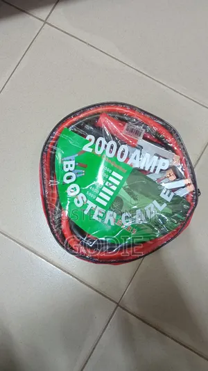 Pair Of Heavy-duty 2000 Amp Booster Cables,