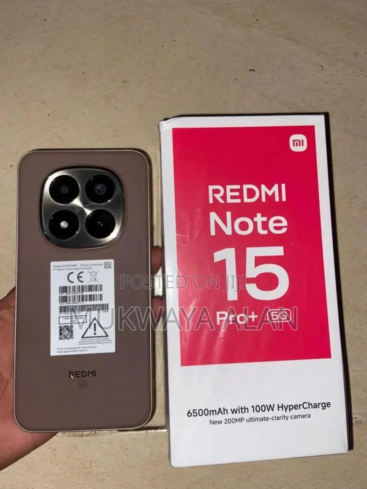 New Xiaomi Redmi Note 15 Pro+ 512 GB Black