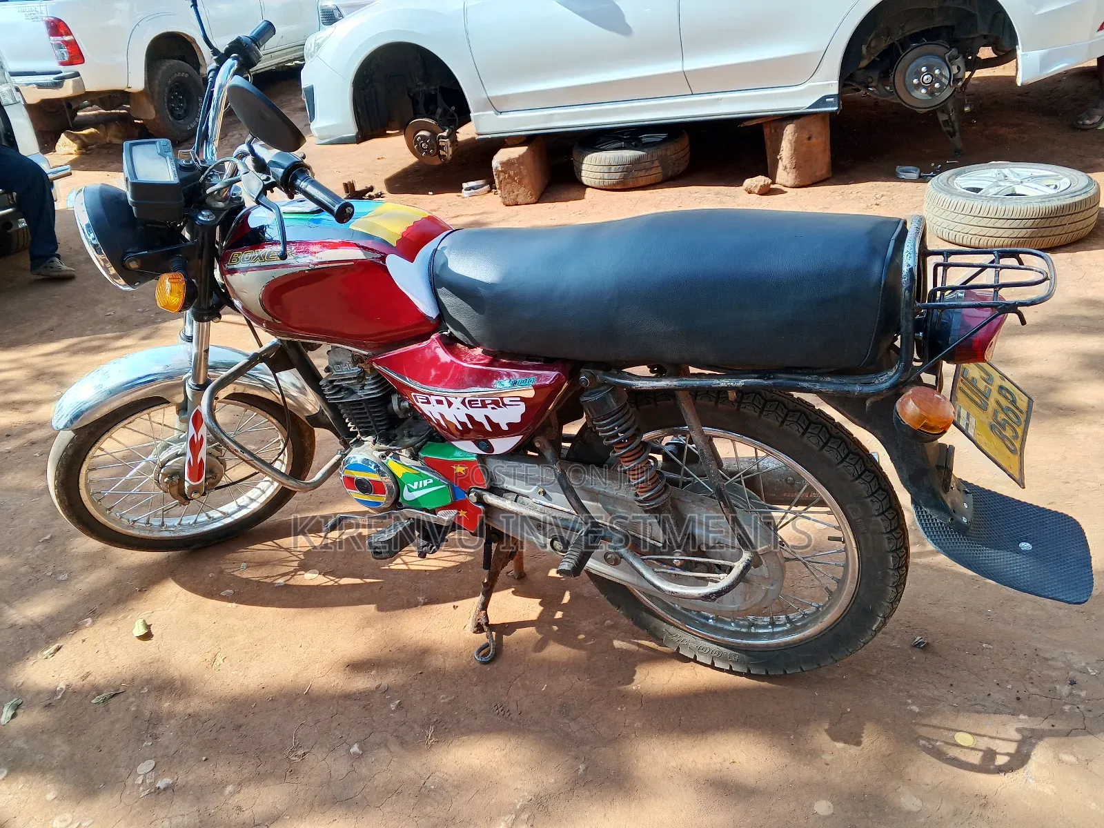 Bajaj Boxer 100 2017 Red