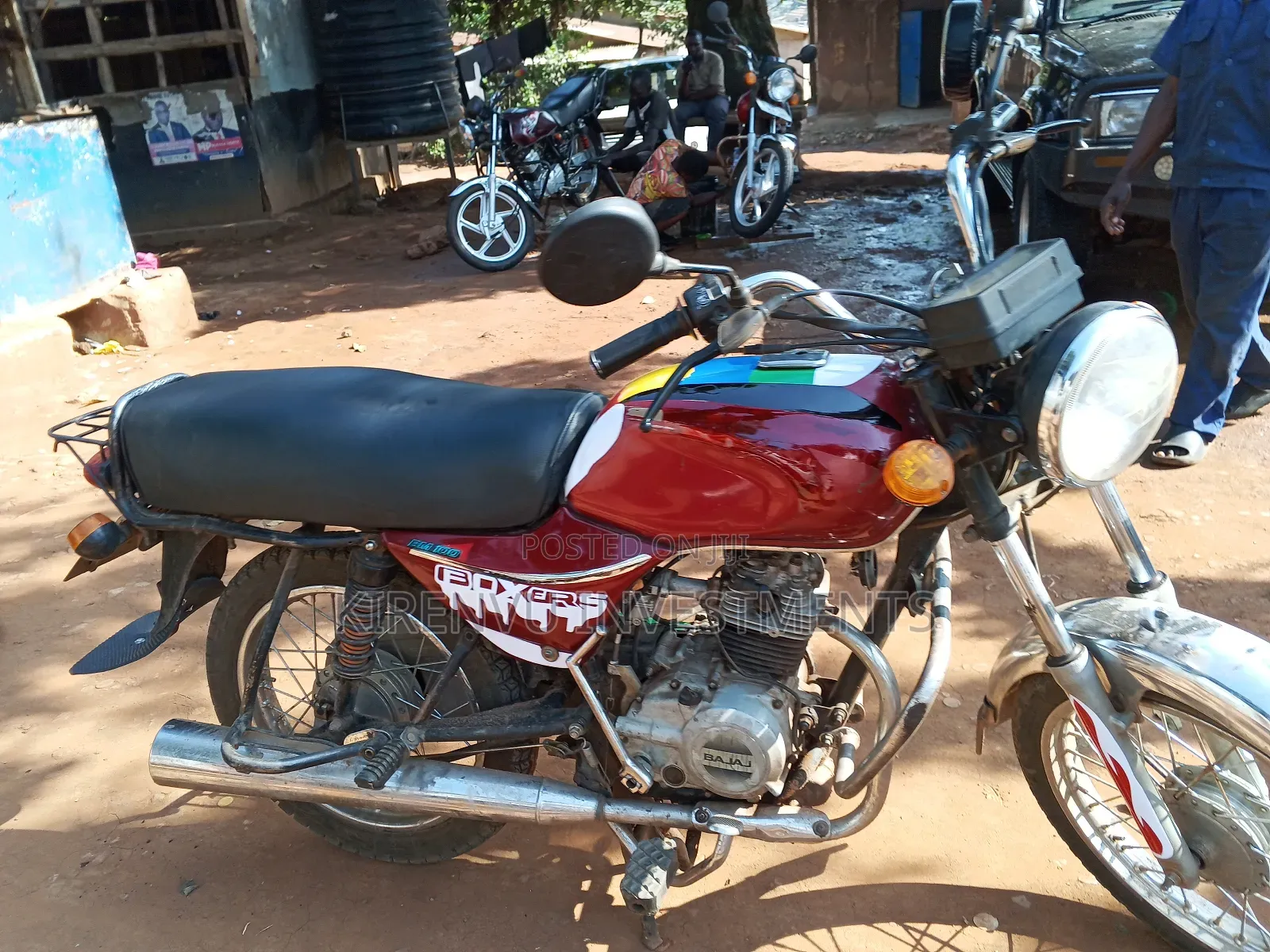 Bajaj Boxer 100 2017 Red