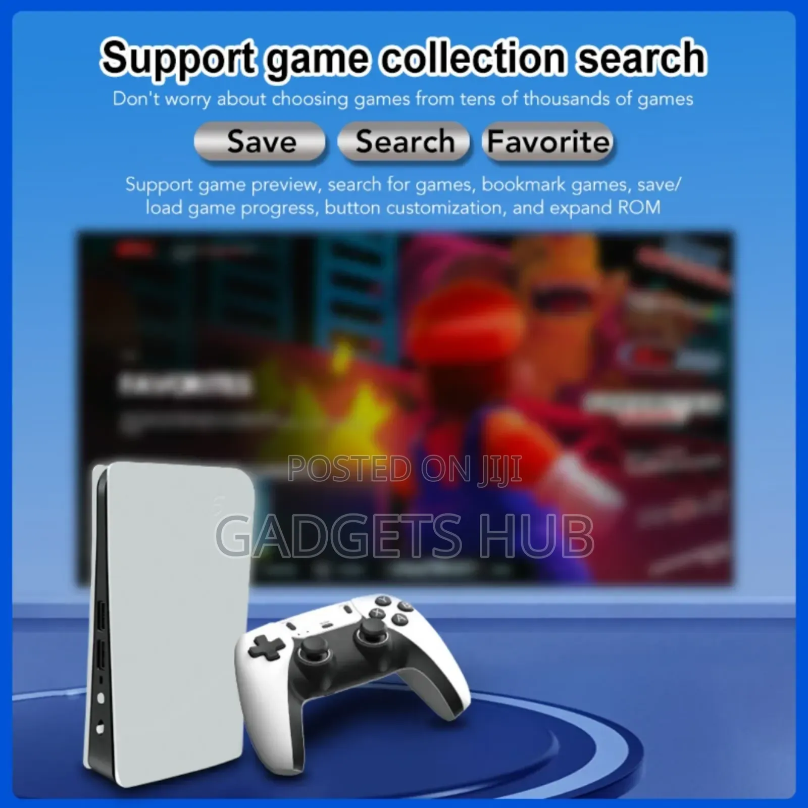 3d Game Stick 64gb 40000+ Game Wireless Control Play Station