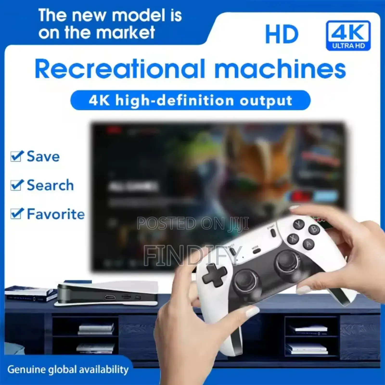 3d Game Stick 64gb 40000+ Game Wireless Control Play Station