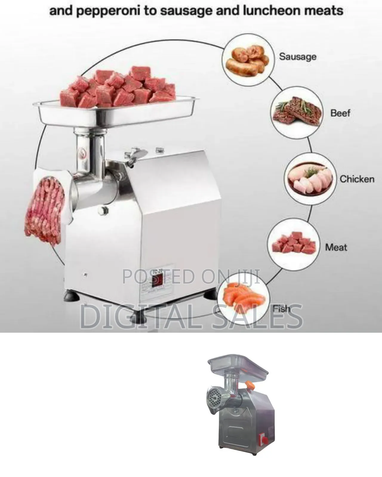 High Efficient Commercial Meat Grinder