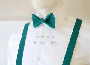 Elegant Bowties With Suspender Set{2 in 1}