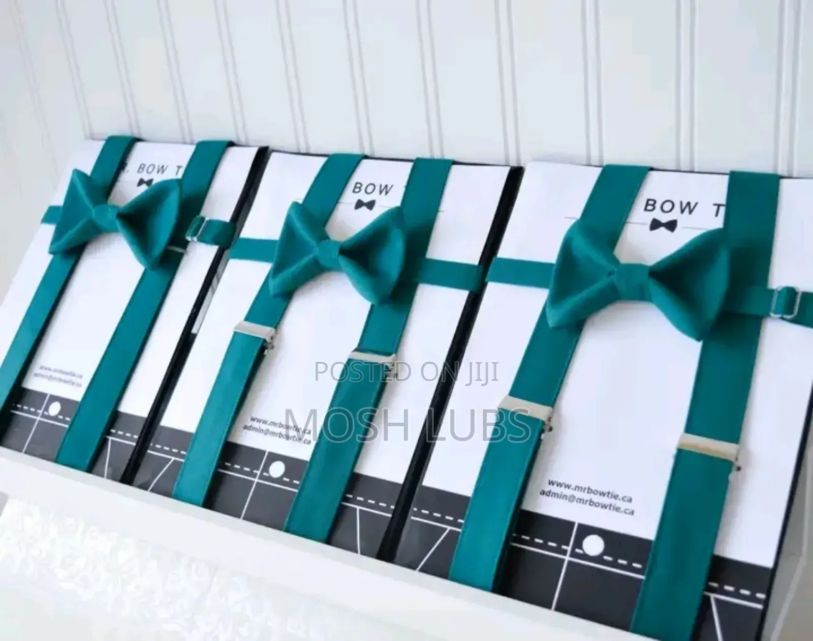 Elegant Bowties With Suspender Set{2 in 1}
