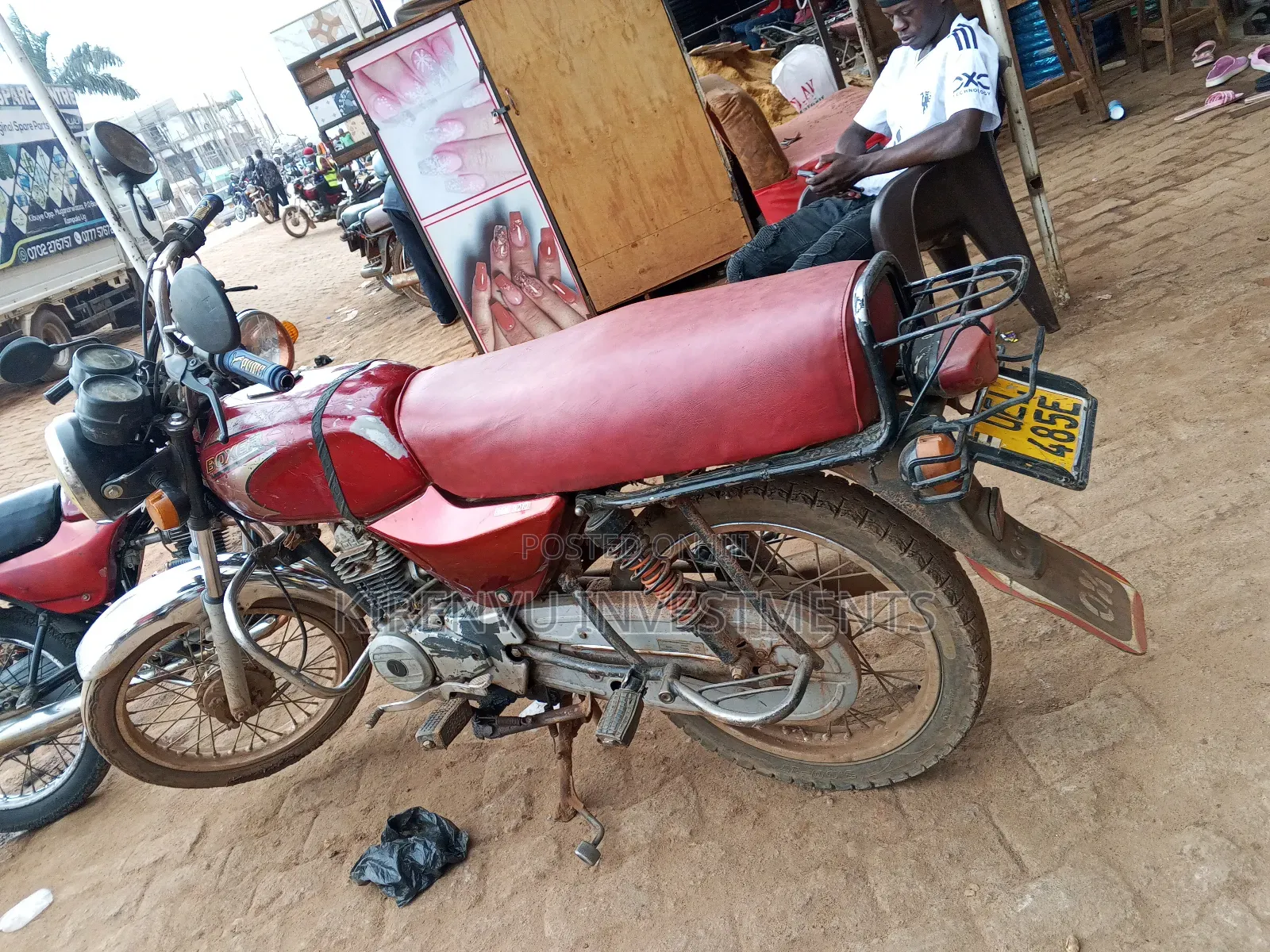 Bajaj Boxer 100 2017 Red