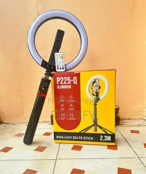 2.3m Fill Light 360 Degree Rotating Tripod Long Selfie Stick