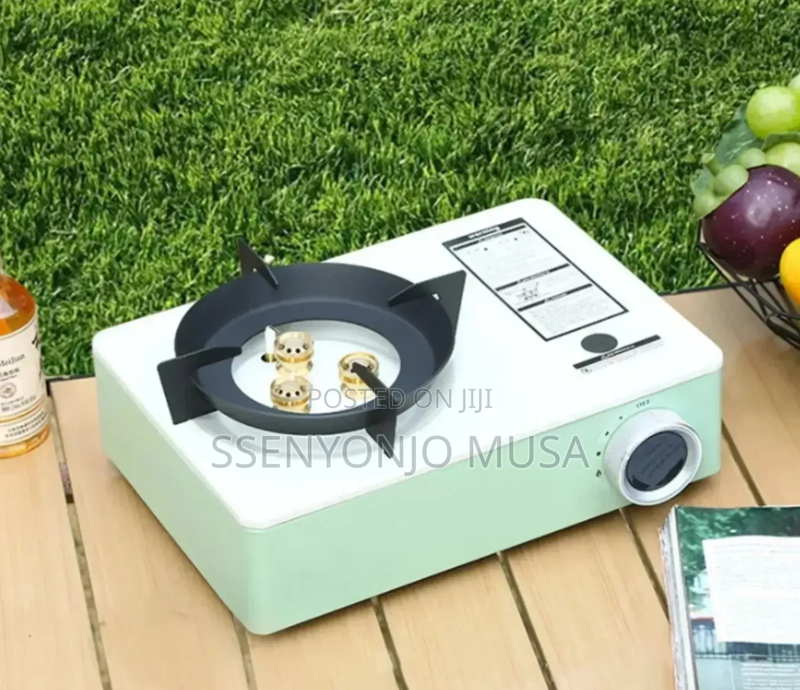 Dual Fuel Portable Gas Stove – Single Burner With Auto Ignition