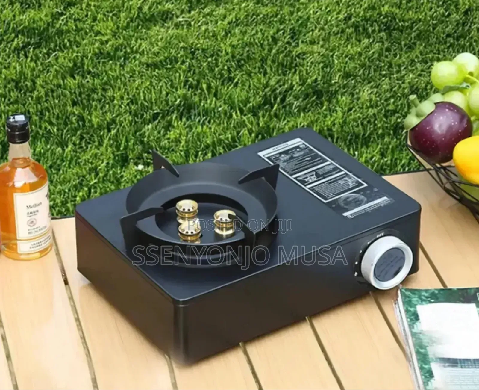 Dual Fuel Portable Gas Stove – Single Burner With Auto Ignition