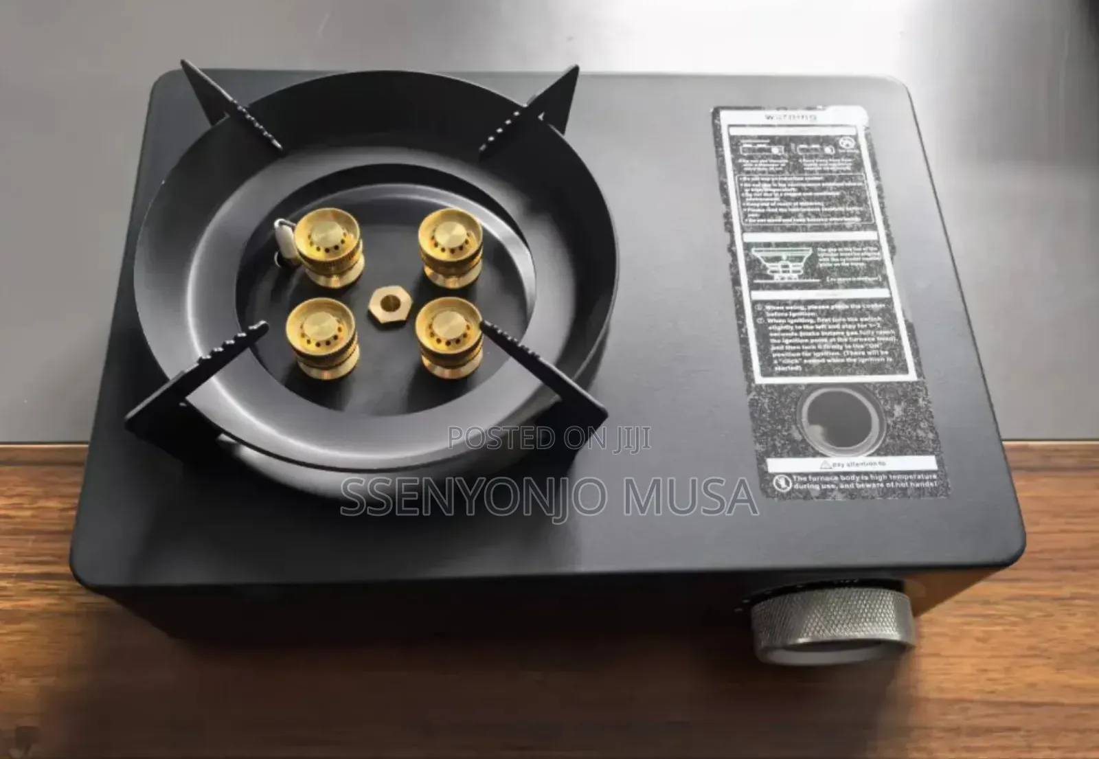 Dual Fuel Portable Gas Stove – Single Burner With Auto Ignition