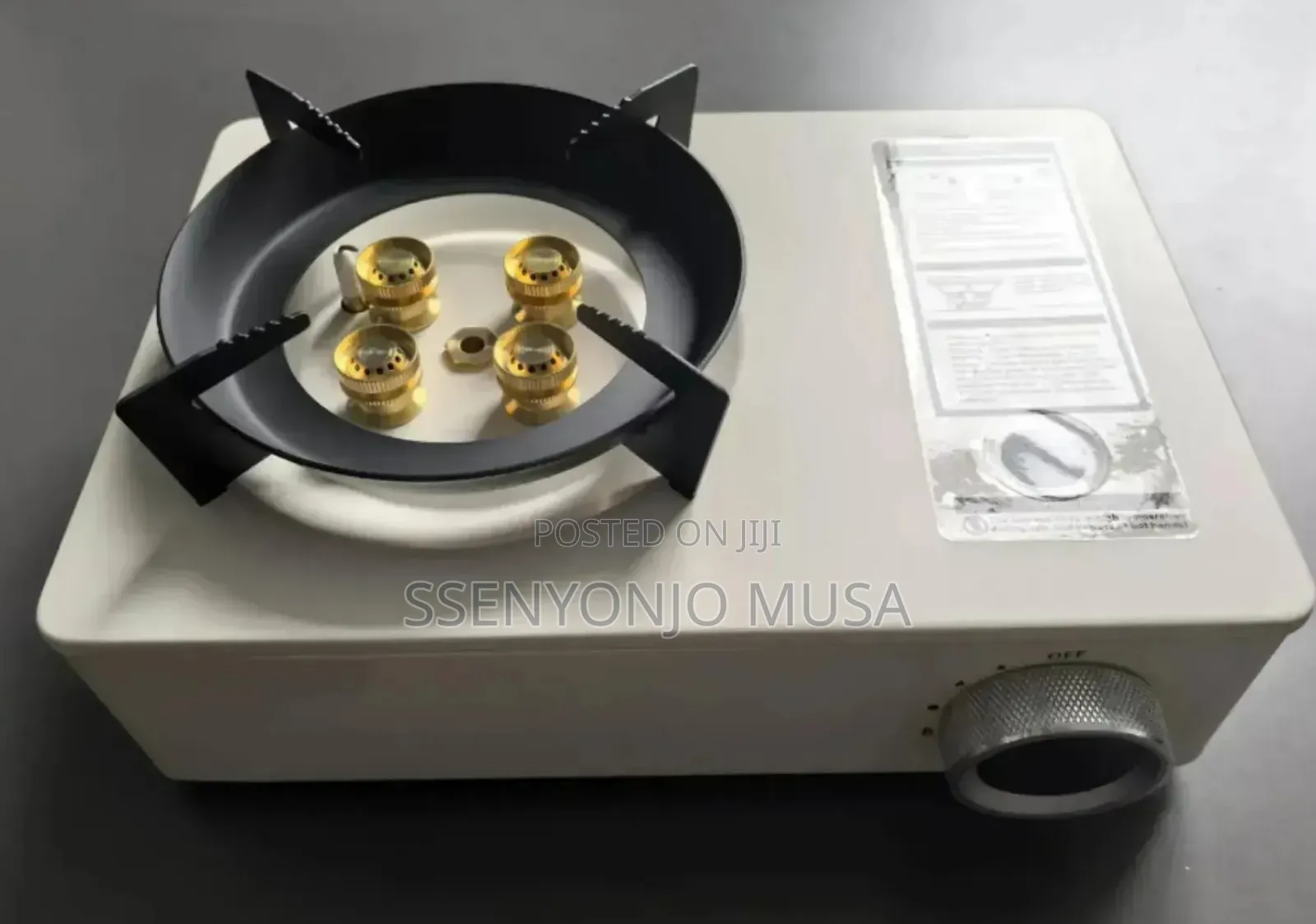 Dual Fuel Portable Gas Stove – Single Burner With Auto Ignition