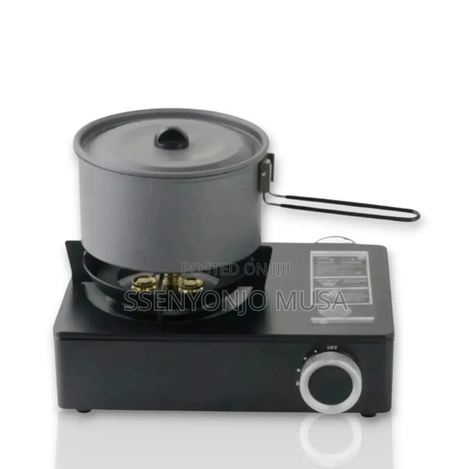 Dual Fuel Portable Gas Stove – Single Burner With Auto Ignition