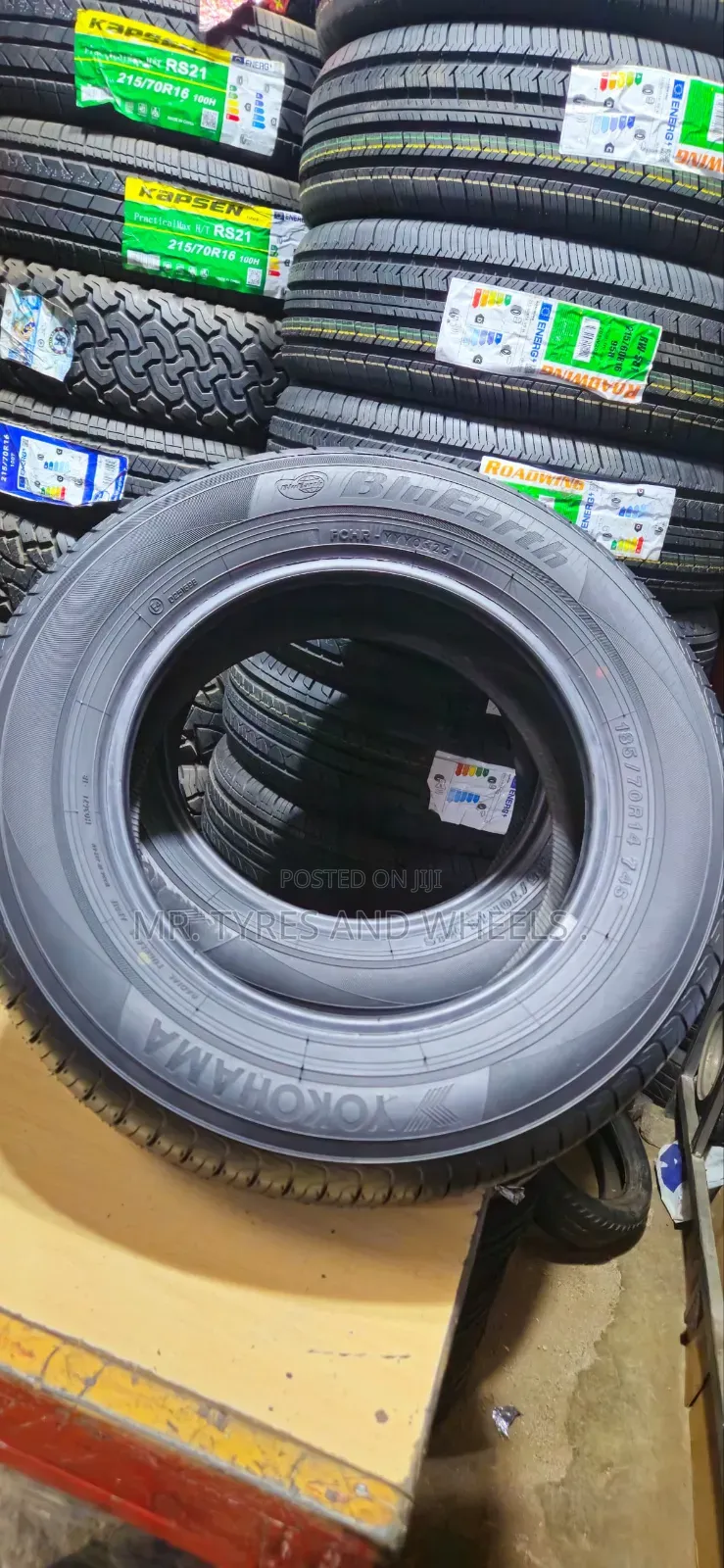 185 70 R14 Brand New Yokohama Japan Lost And Found Size In That Type.