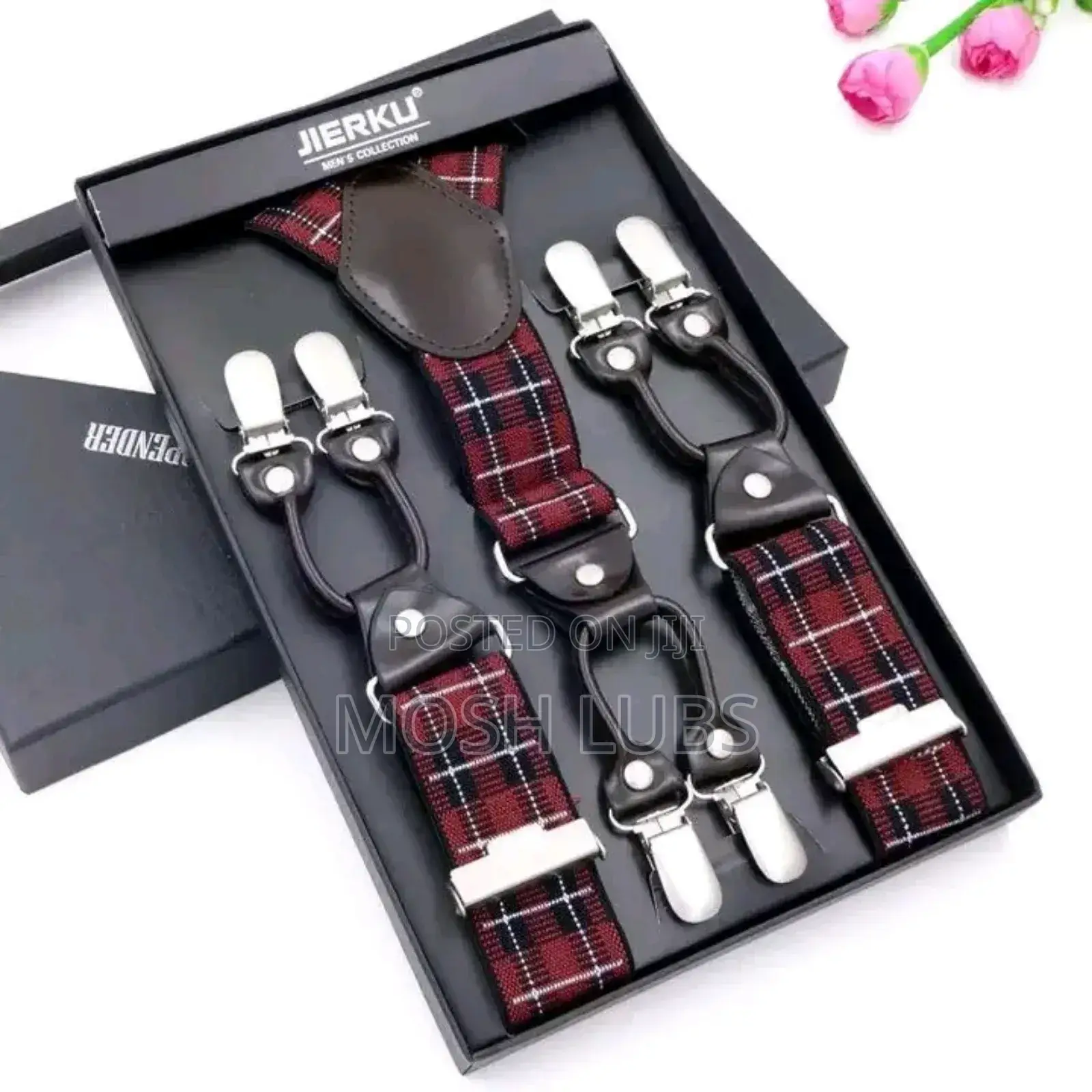 New Men 4 Clip Suspendeders