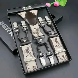 New Men 4 Clip Suspendeders