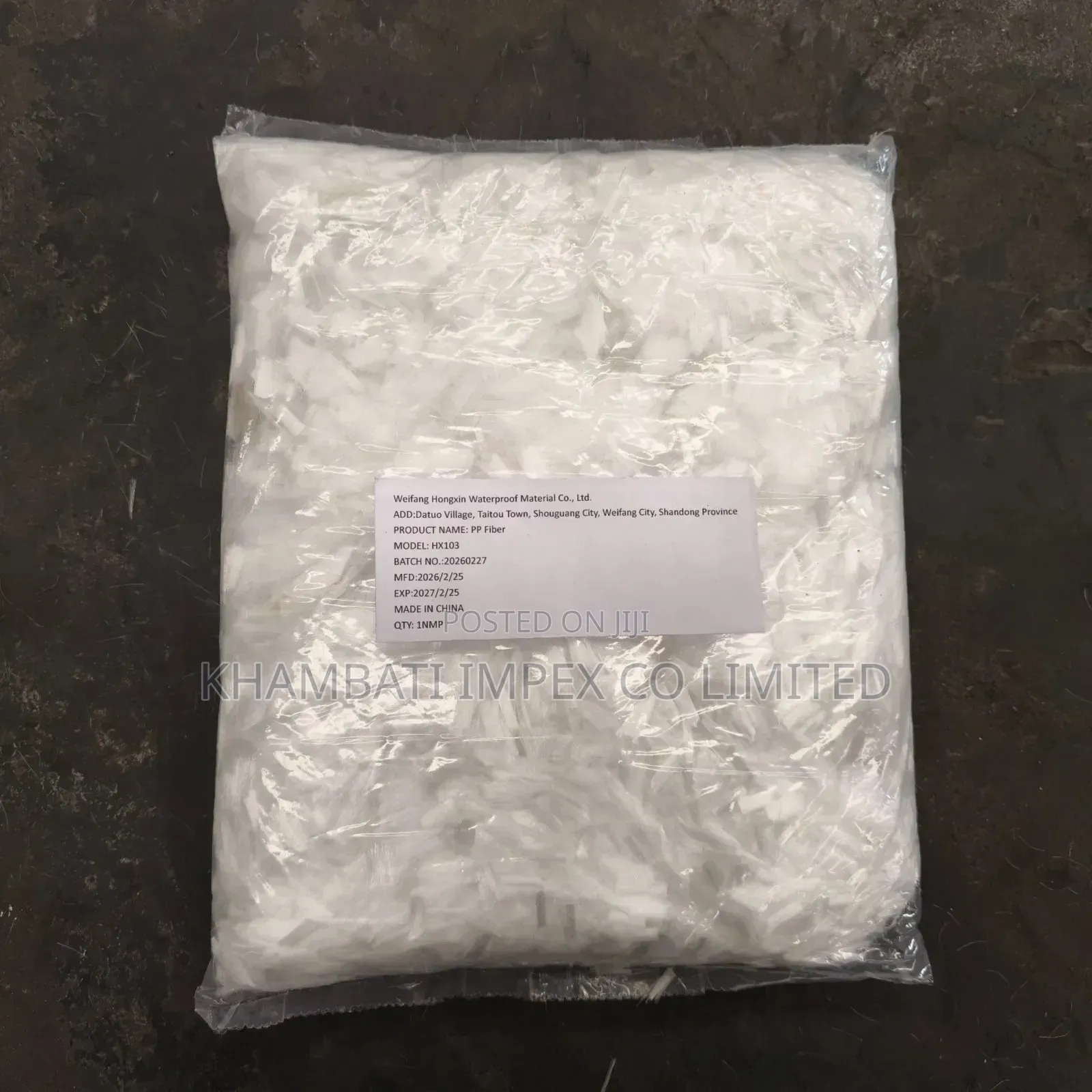 Engineering Fibres | Polypropylene Fibres | Concrete Fiber 1kg 30000