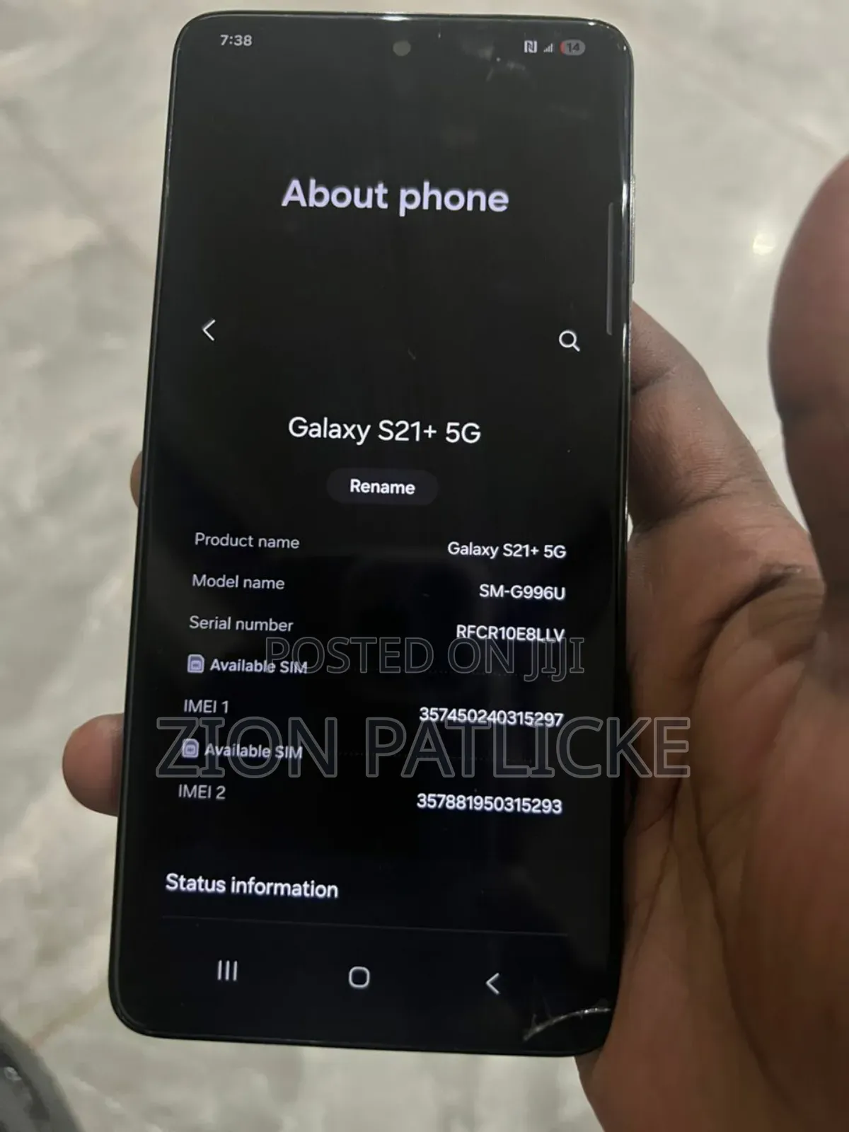 Samsung Galaxy S21 5G 128 GB Gray