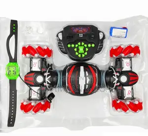 2.4ghz Remote-Controlled Deformation Stunt Car Toy.