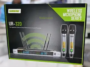 Wireless Microphone System With 2 Mics