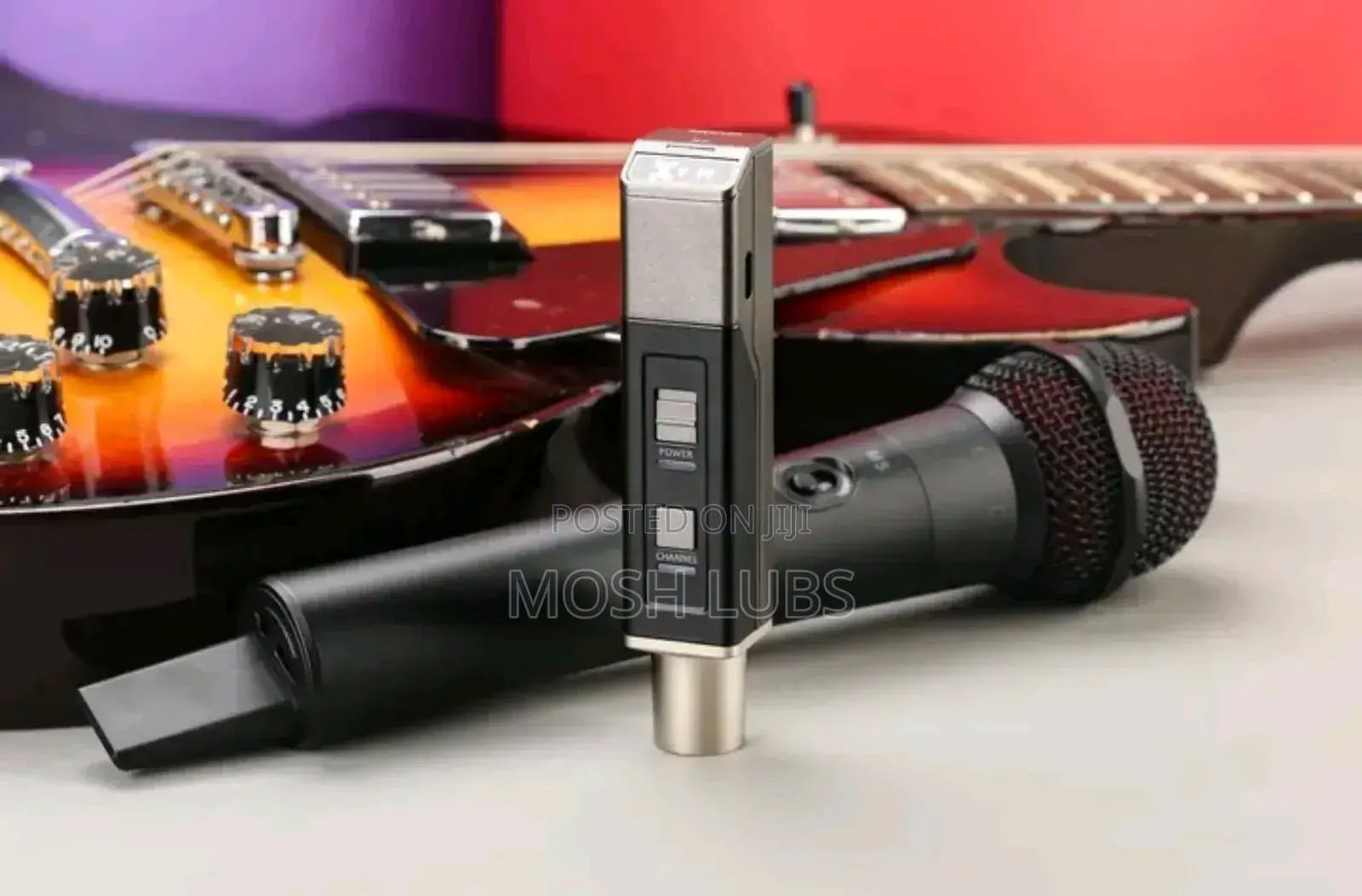 Wireless Microphone System With 2 Mics