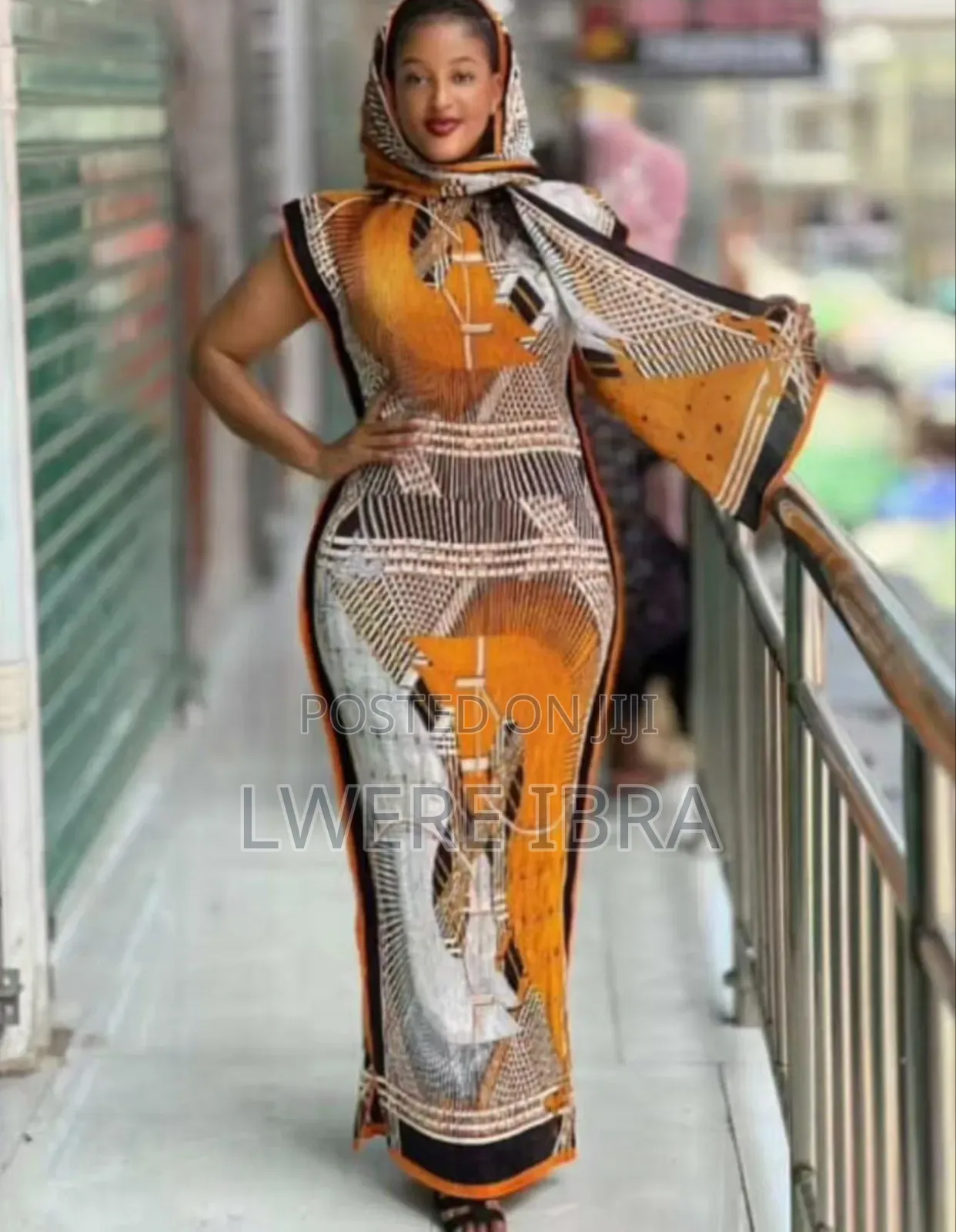 Free Orange Kaftan for Ladies