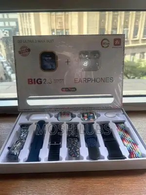 Smart Watch Combo With 7 Straps and Airpods