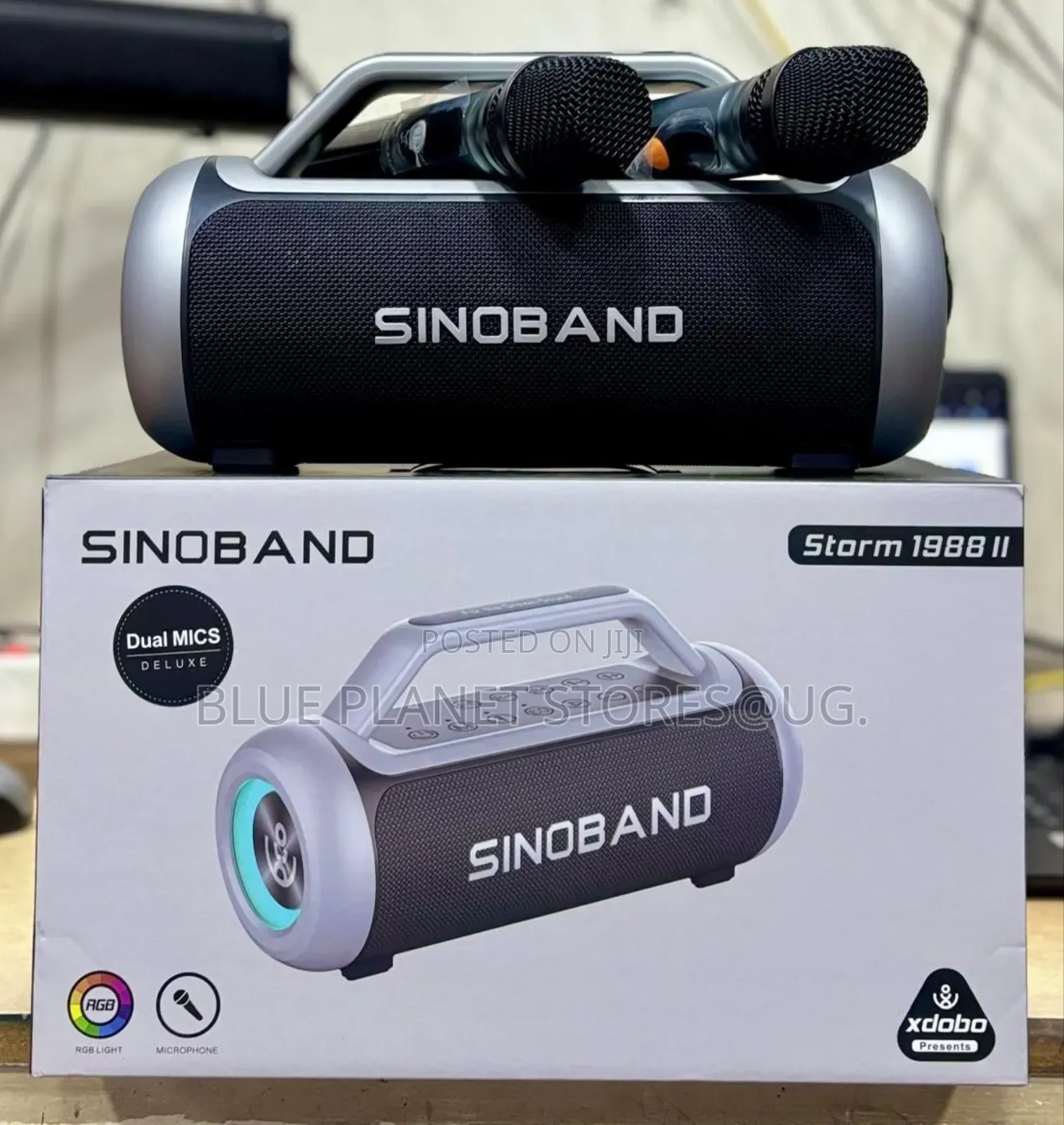 Sinoband Storm 1988 Xdobo Rechargeable Speakers With 2 Mics \\ 120w