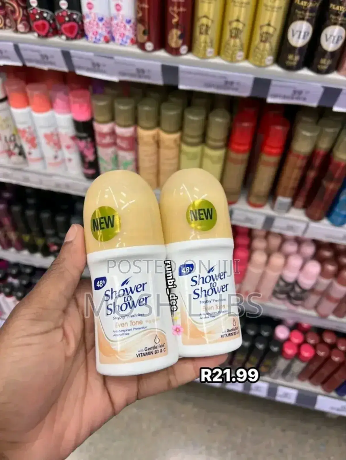 48hrs Shower to Shower Deodorant