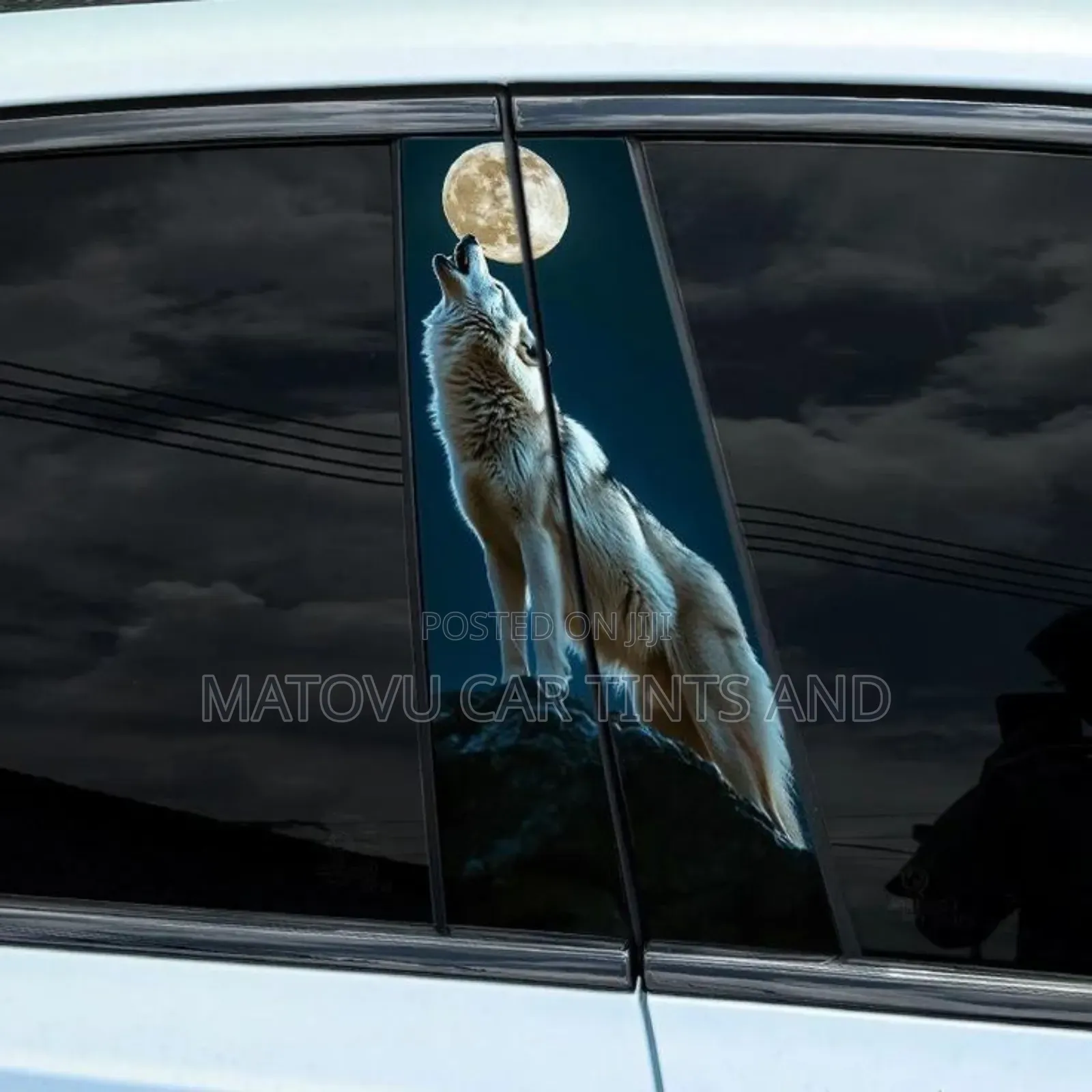 Denis Car Pillar Stickers