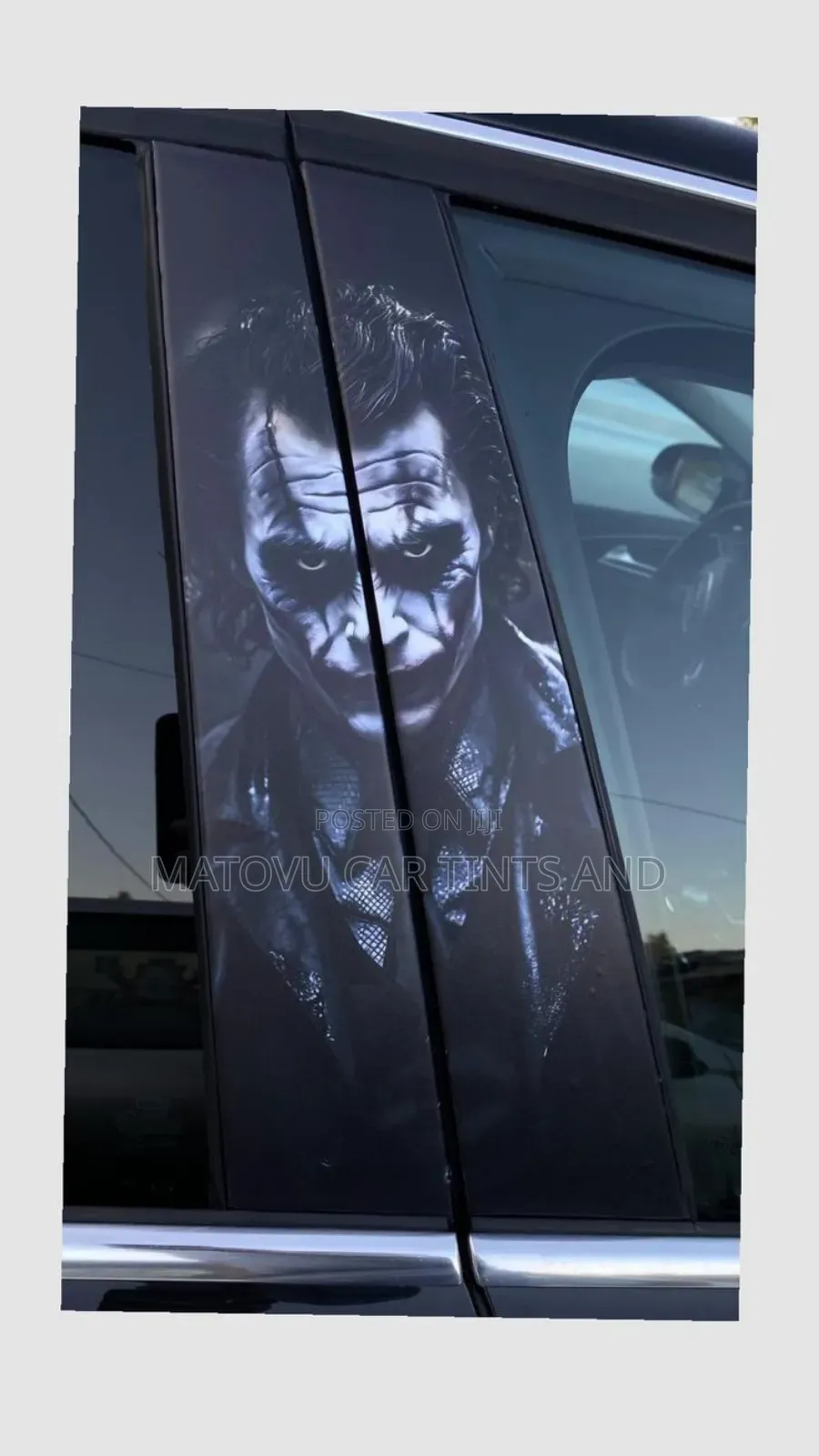 Denis Car Pillar Stickers