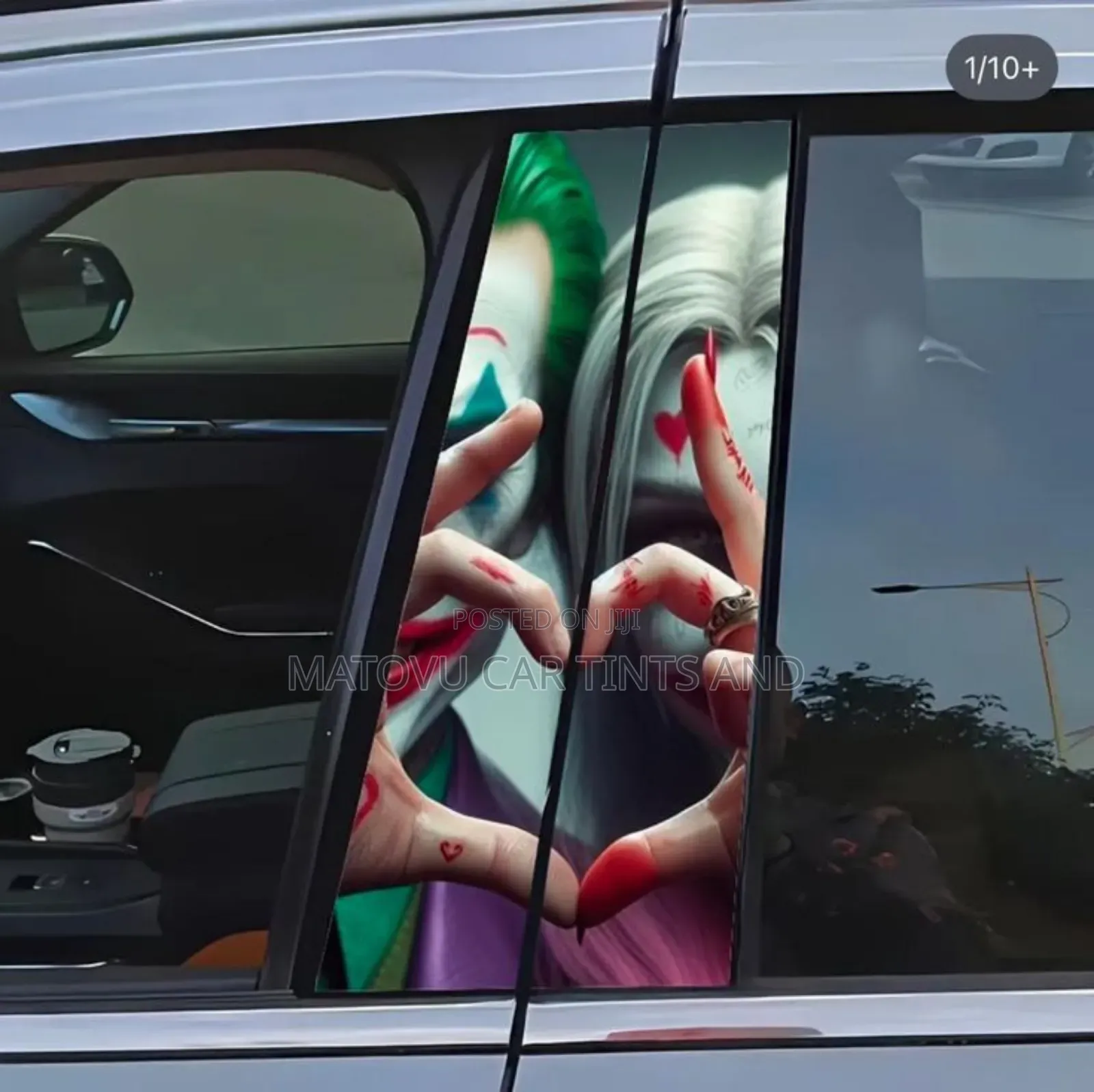 Denis Car Pillar Stickers