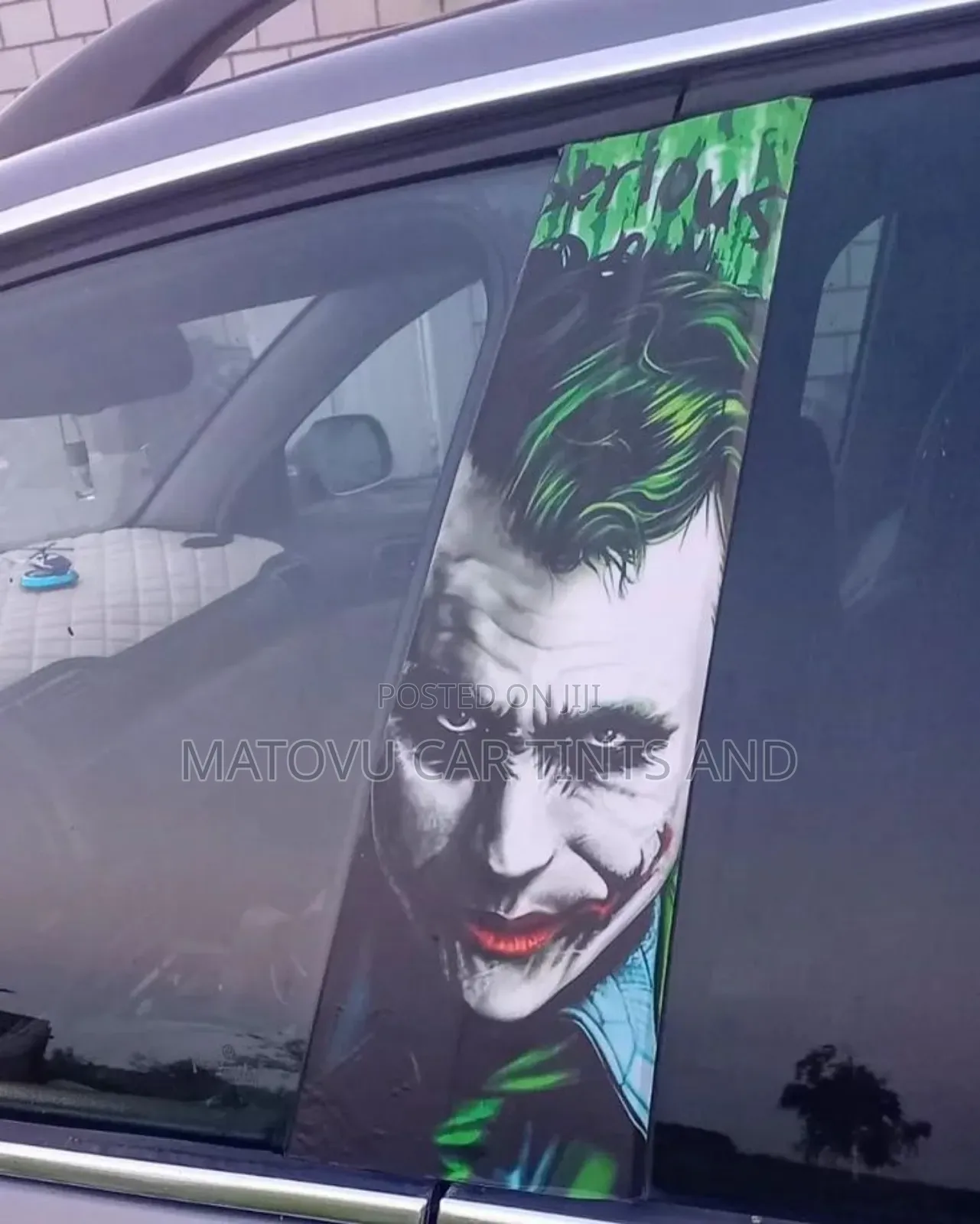 Denis Car Pillar Stickers