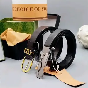 Genuine Leather Belts{Buckle}