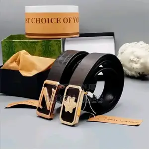 Genuine Leather Belts{Buckle}